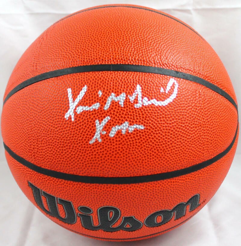 Xavier McDaniel Signed Wilson NBA Basketball Beckett Holo: Xavier McDaniel Signed Wilson NBA Basketball Beckett Holo This official NBA Wilson basketball features the authentic signature of Xavier McDaniel, including his "X-Man" inscription. The autograph is a