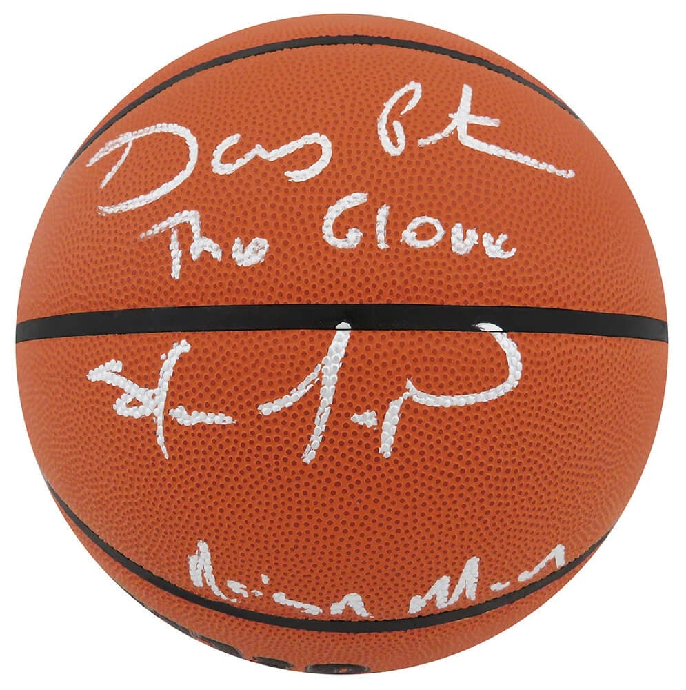 Wilson NBA Basketball Dual Signed by Gary Payton and Shawn Kemp with Inscriptions (1 of 1)