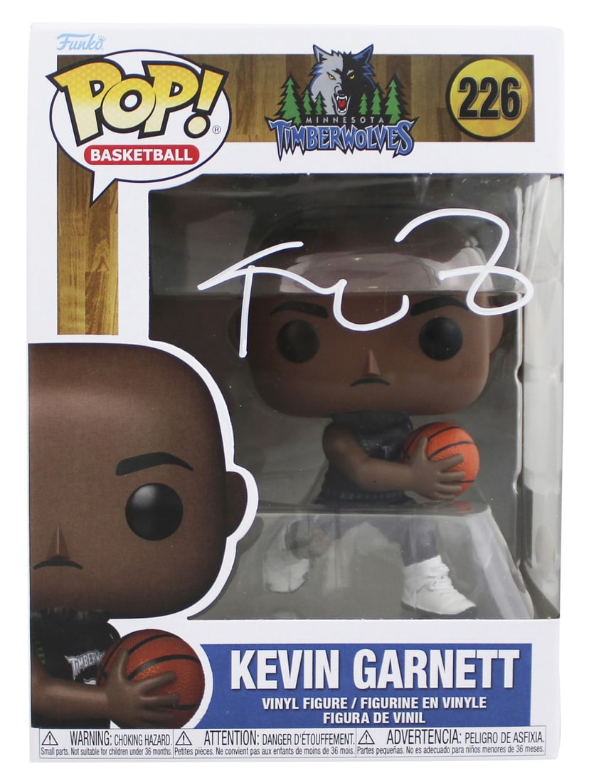 Kevin Garnett signed Minnesota Timberwolves Funko Pop #226 JSA Witness (1 of 7)