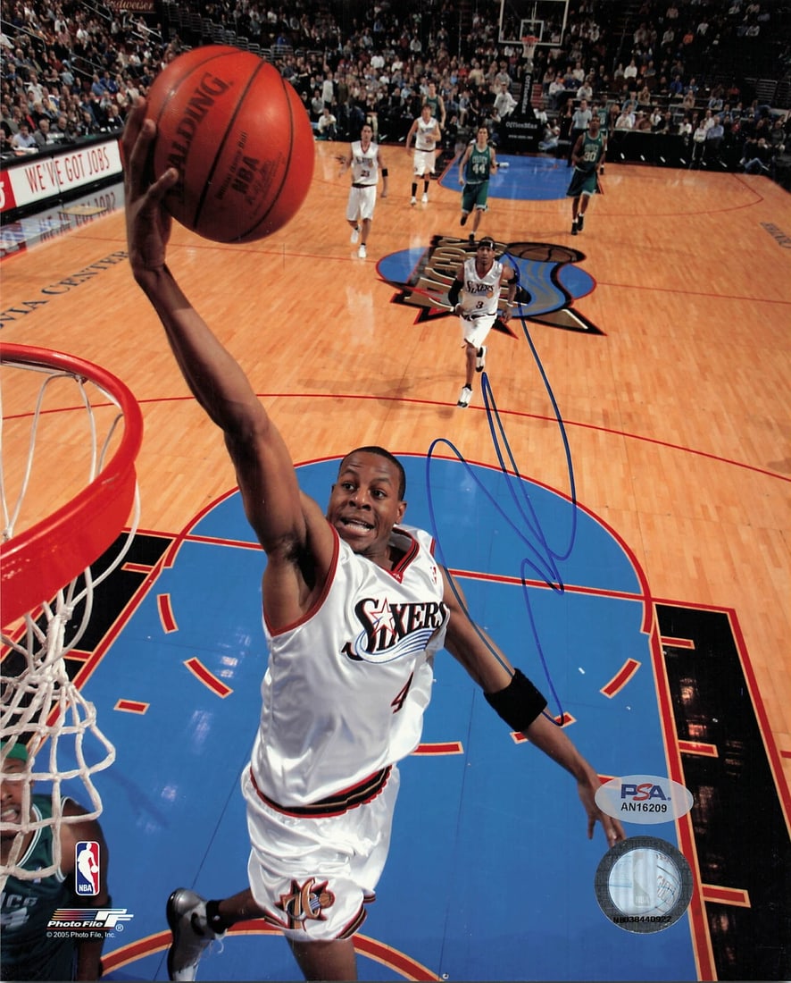 Andre Iguodala PSA DNA signed 8x10 basketball photo (1 of 1)