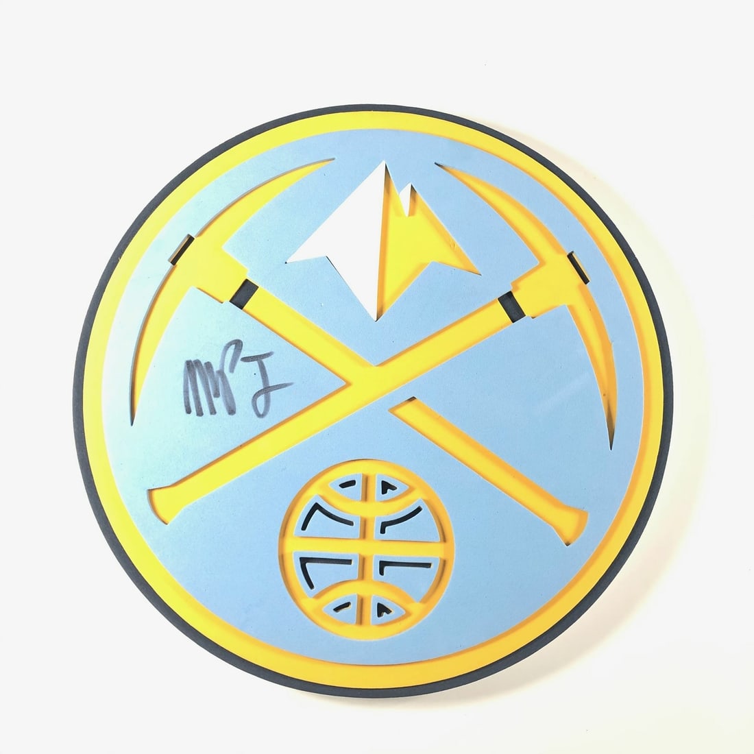 PSA DNA Michael Porter Jr Denver Nuggets Foam Logo Autographed: PSA DNA Michael Porter Jr Denver Nuggets Foam Logo Autographed This is an original foam logo signed by Michael Porter Jr of the Denver Nuggets. The autograph has been authenticated by PSA/DNA. Item is