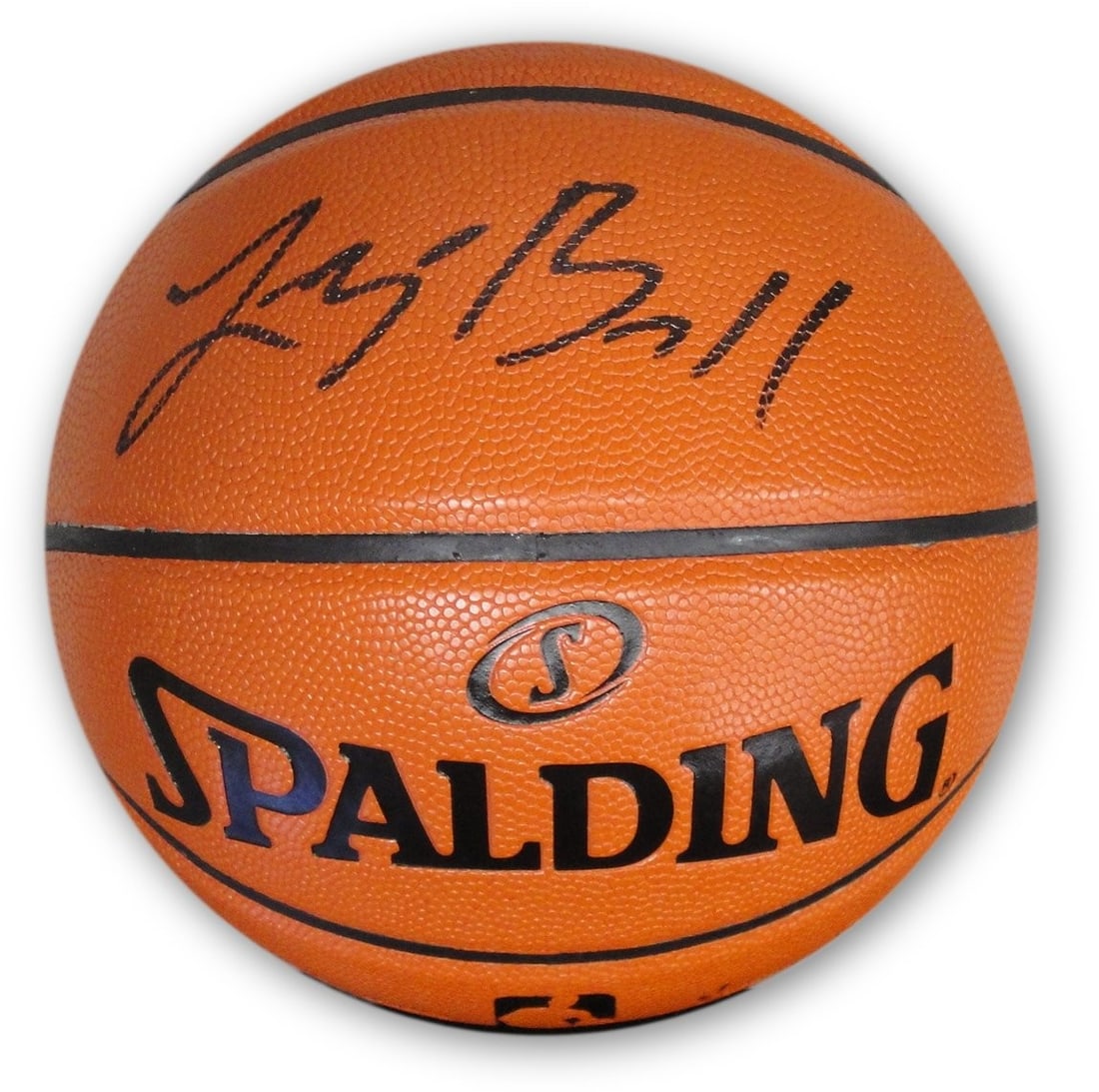 Lonzo Ball Autographed Spalding Basketball Beckett Authenticated Los Angeles Lakers (1 of 3)