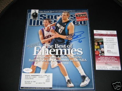 Sports Illustrated magazine signed by Dirk Nowitzki with PSA DNA authentication (1 of 1)
