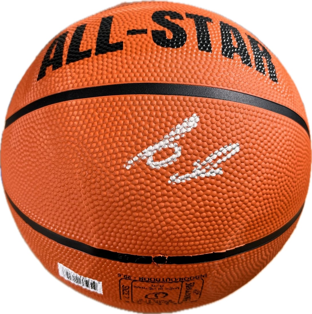 PSA DNA authenticated P.J. Hall signed Spalding basketball Clemson Tigers (1 of 2)