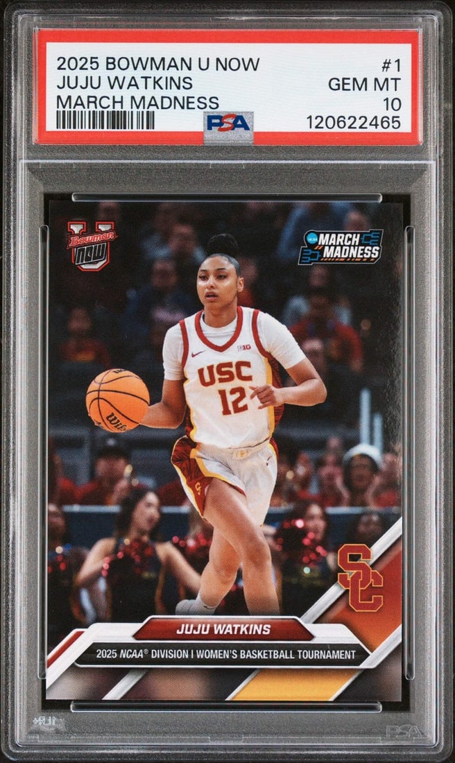 2025 Bowman U Now JuJu Watkins RC Basketball Card PSA 10 Authentic (1 of 2)