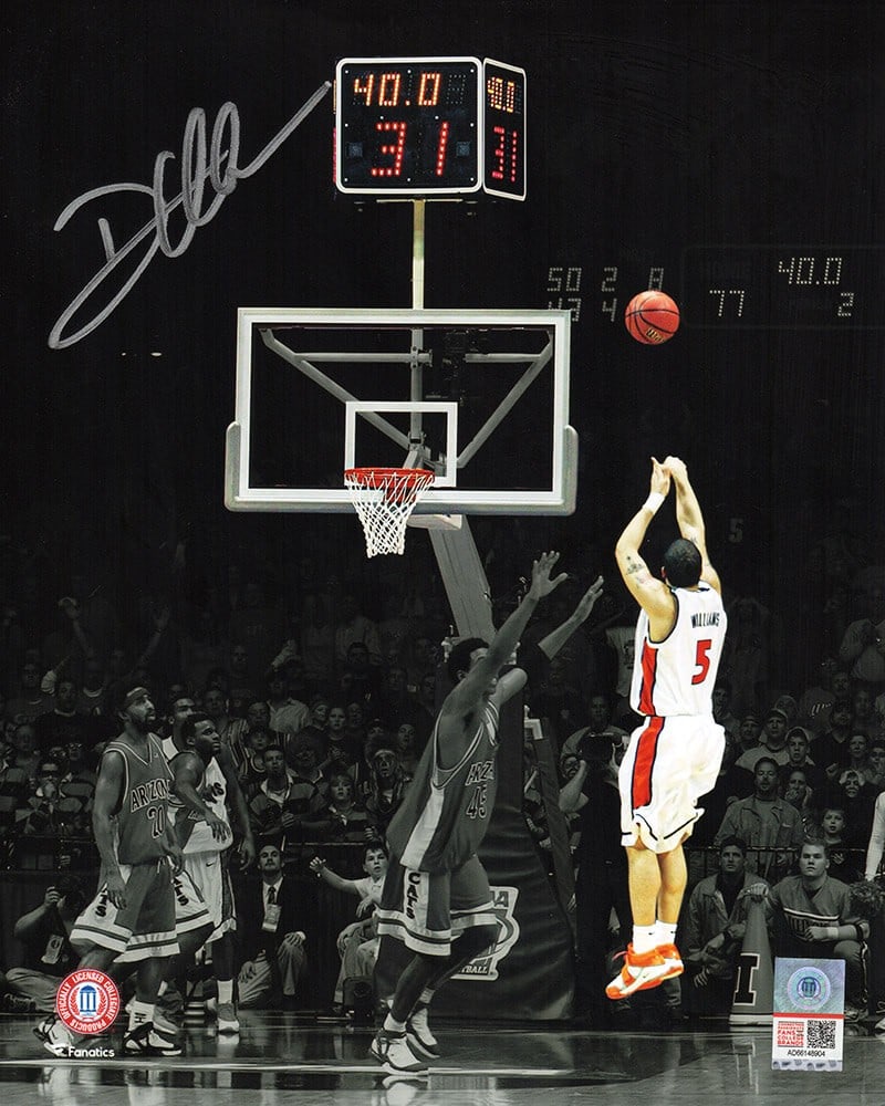 Illinois Fighting Illini 2005 NCAA Deron Williams Autographed 8x10 Basketball Photo COA (1 of 1)