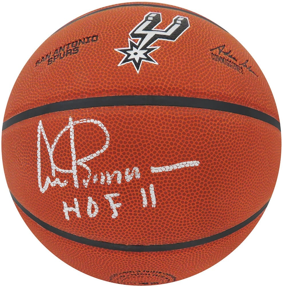 Artis Gilmore Signed Wilson Spurs Basketball HOF 11 COA: Artis Gilmore Signed Wilson Spurs Basketball HOF 11 COA This is an Artis Gilmore signed Wilson San Antonio Spurs logo basketball, featuring the inscription 'HOF 11'. A notable player in NBA history, G