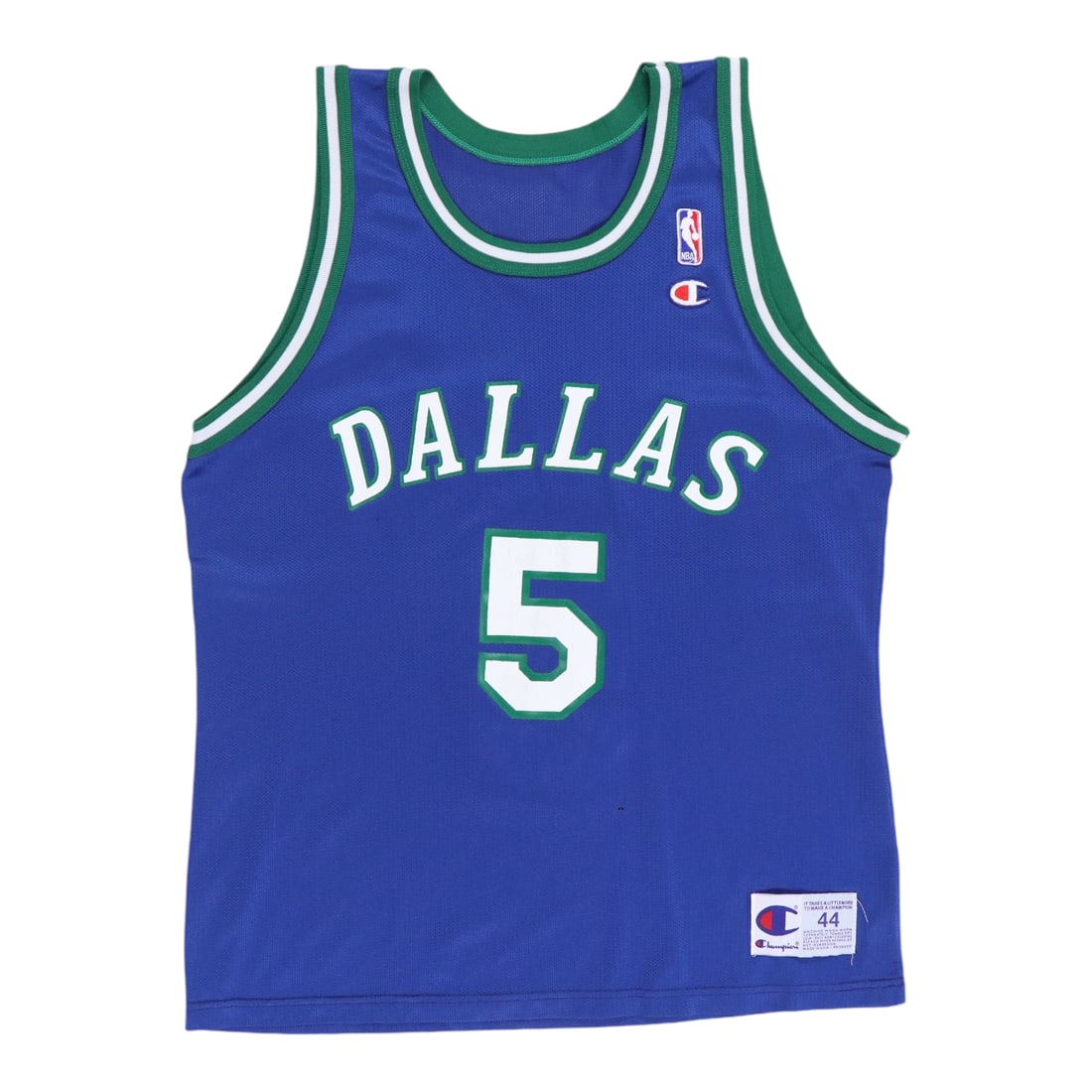 Vintage Dallas Mavericks NBA Jersey Featuring Jason Kidd 1990s Blue (1 of 6)