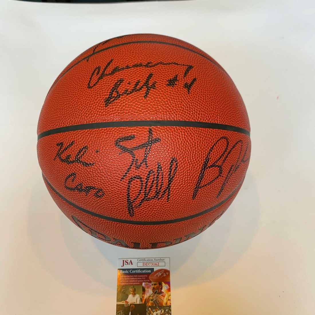 1997 NBA Draft Signed Basketball Chauncey Billups JSA COA (1 of 7)