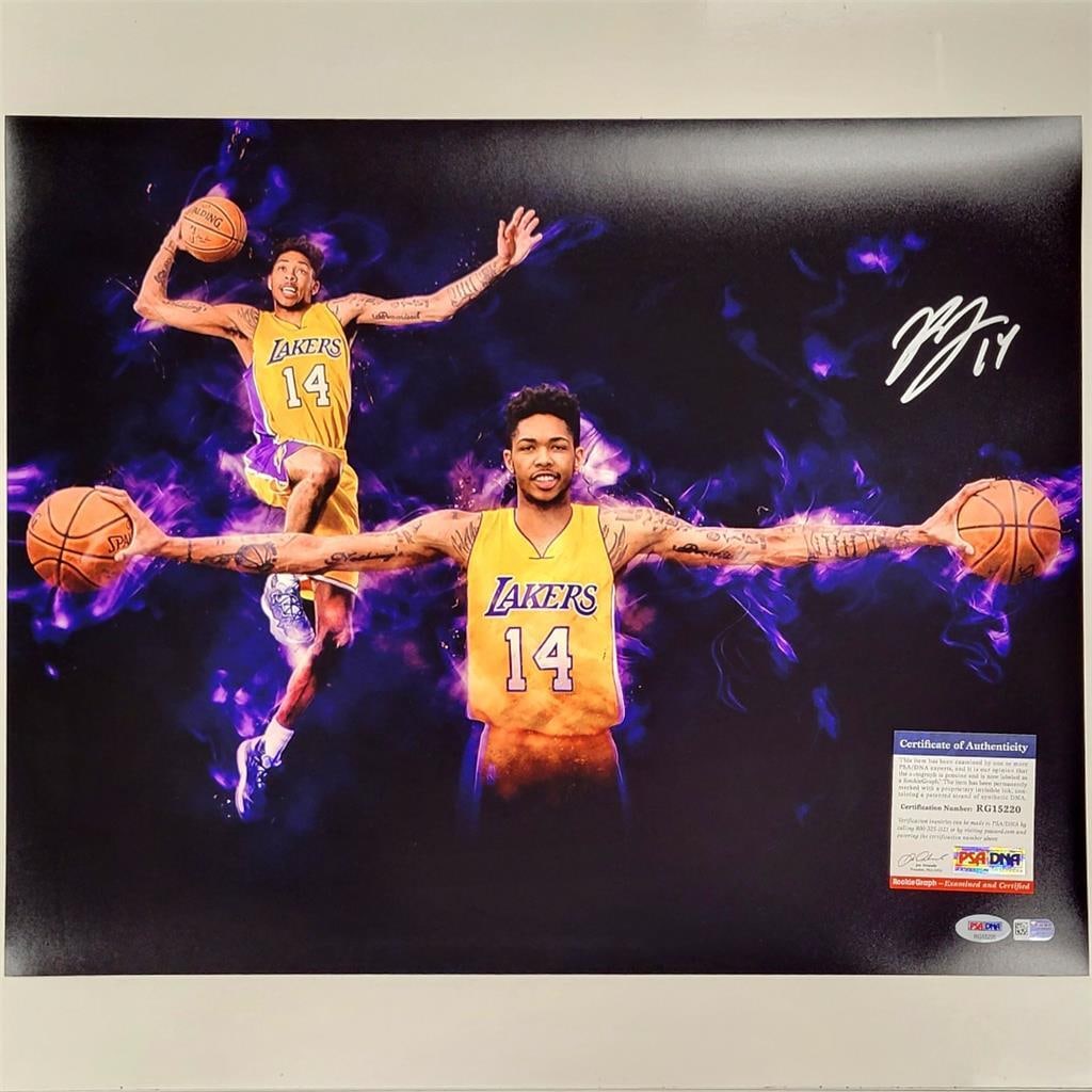 Brandon Ingram Autographed 16x20 Photo Lakers Pelicans PSA/DNA (1 of 3)