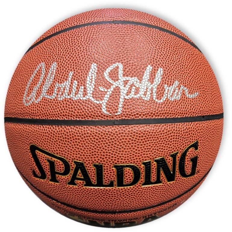 Kareem Abdul-Jabbar Signed Basketball PSA/DNA Authenticated LA Lakers: Kareem Abdul-Jabbar Signed Basketball PSA/DNA Authenticated LA Lakers Celebrate the legacy of basketball legend Kareem Abdul-Jabbar with this officially licensed indoor/outdoor basketball, autographed