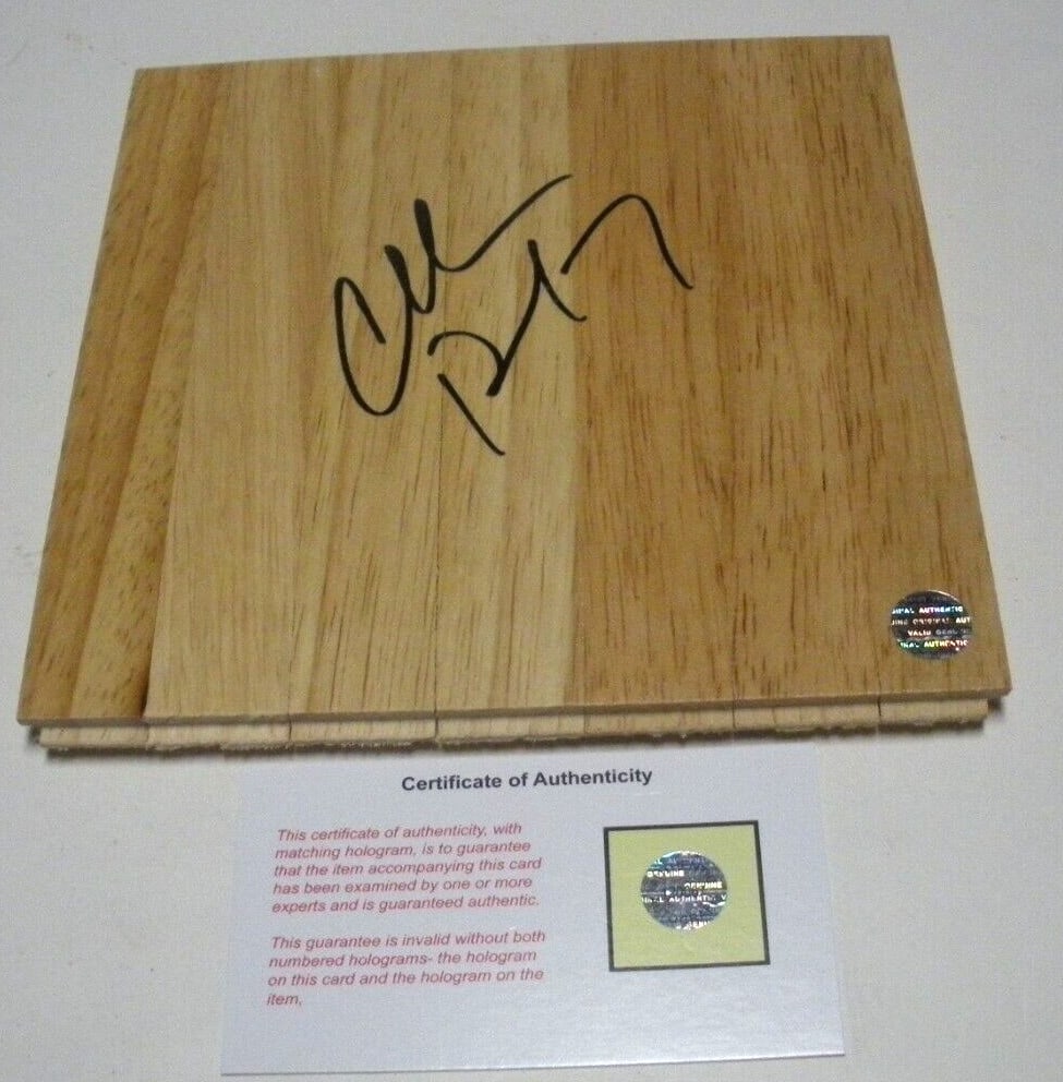 Signed Charles Barkley 6x6 NBA Floorboard With COA Philadelphia 76ers Rockets (1 of 1)