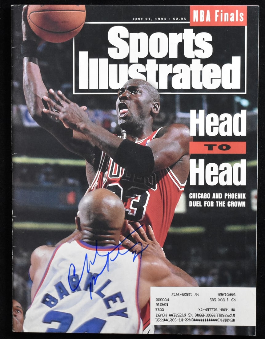 1993 Sports Illustrated Magazine Signed by Charles Barkley with JSA Authentication (1 of 3)