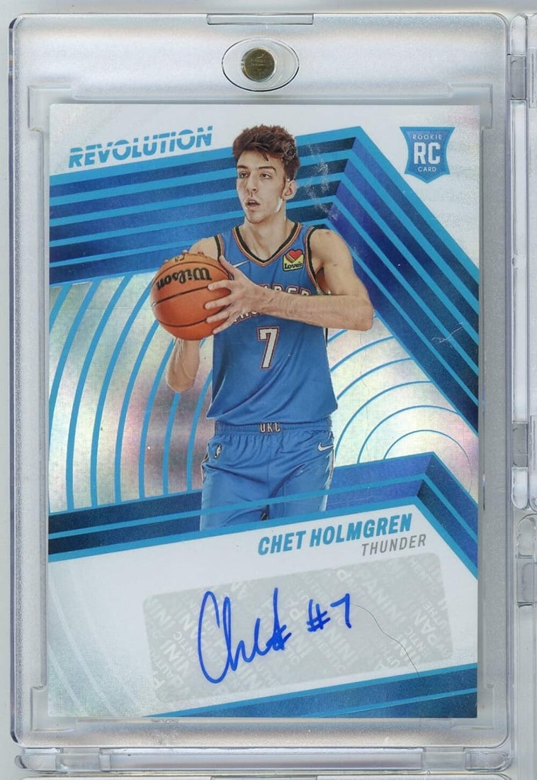 Chet Holmgren 2022 Infinite Rookie Autograph Card PSA Graded #RACHG 25 NBA (1 of 2)