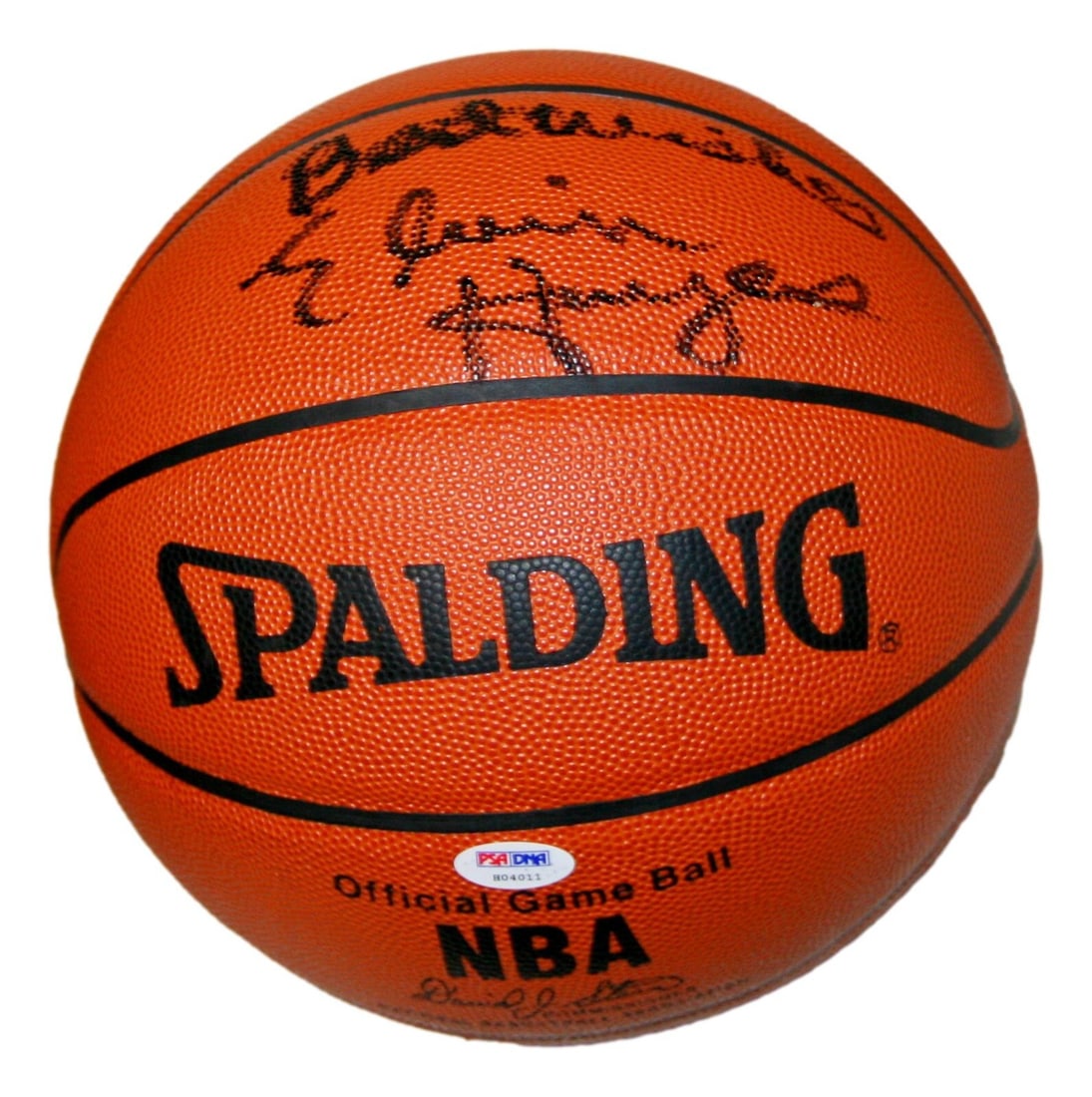 Elvin Hayes Signed Basketball PSA/DNA Houston Rockets Official Leather (1 of 4)