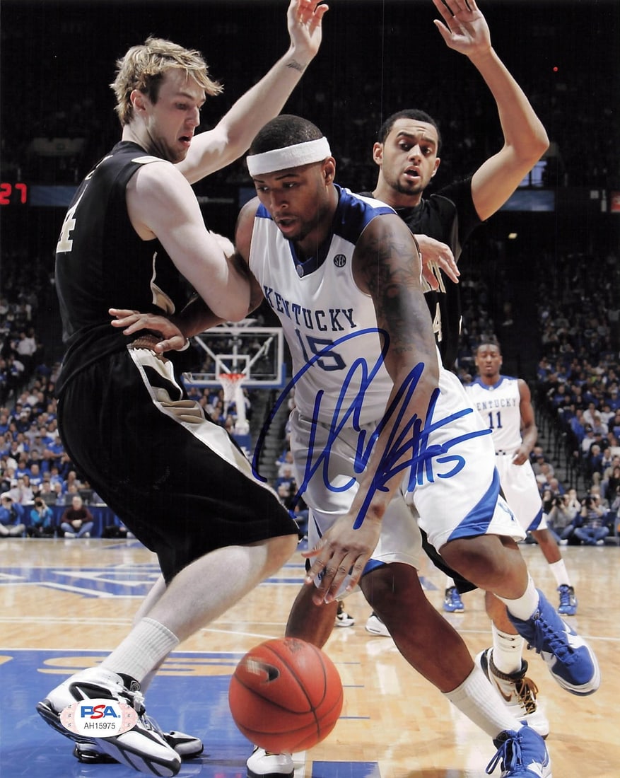 Demarcus Cousins Autographed 8x10 Photo PSA/DNA Kentucky Basketball: Demarcus Cousins Autographed 8x10 Photo PSA/DNA Kentucky Basketball This 8x10 photograph features a stunning print of Demarcus Cousins during his time at Kentucky, where he showcased his exceptional b