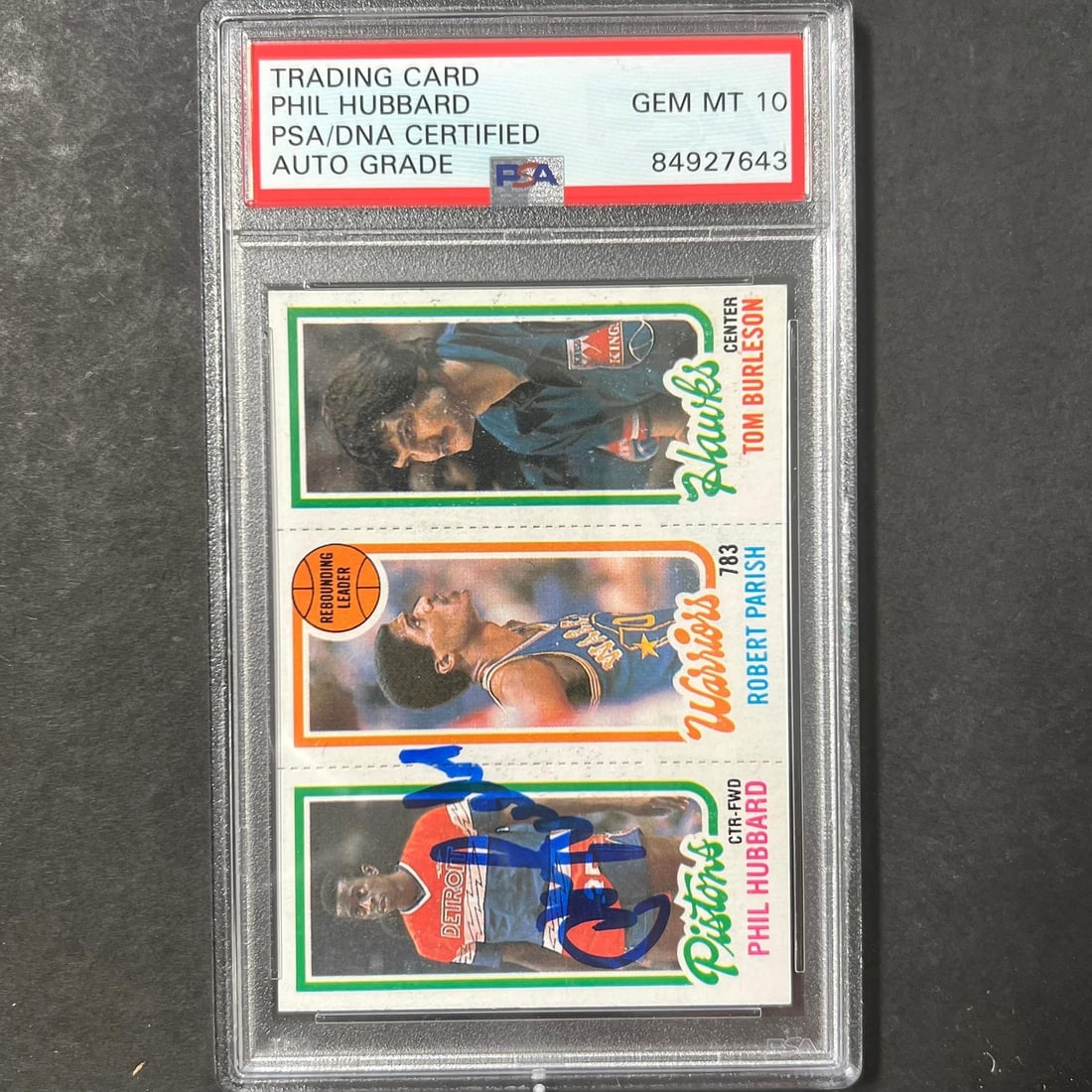 Phil Hubbard Autographed 1980 Topps #86 Card PSA DNA Authenticated (1 of 2)