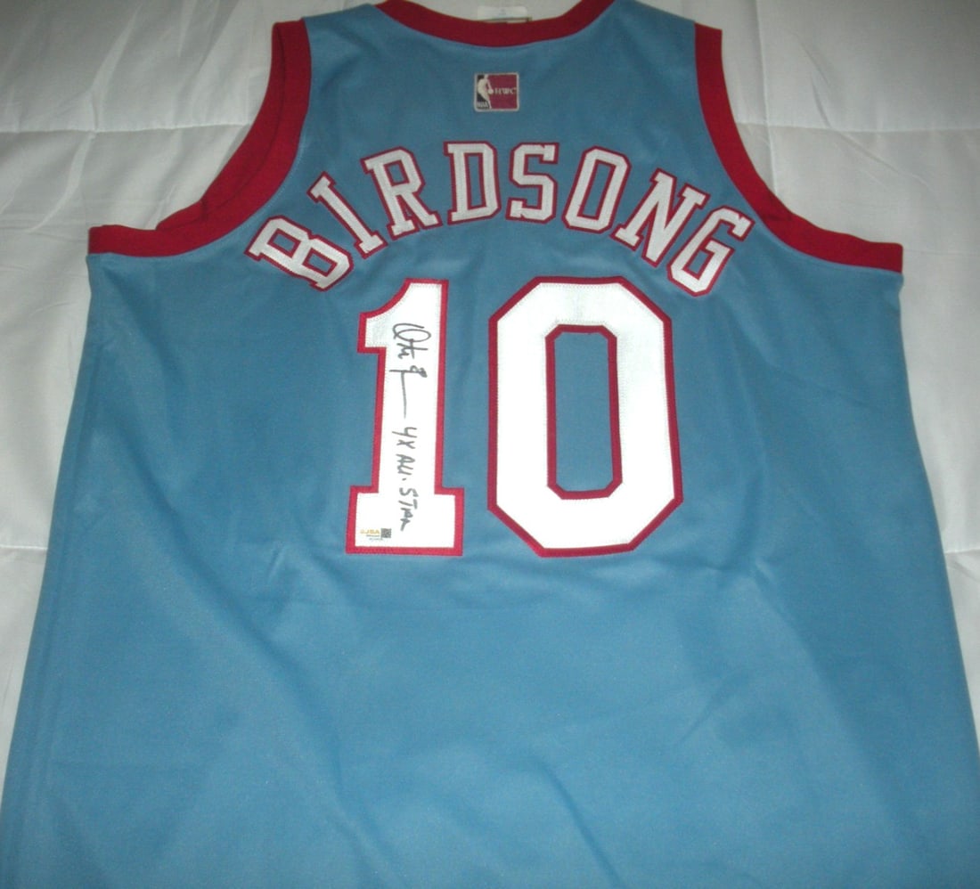 Majestic Kansas City Kings Jersey Signed by Otis Birdsong with JSA COA: Majestic Kansas City Kings Jersey Signed by Otis Birdsong with JSA COA This is an official licensed Majestic jersey signed by Otis Birdsong of the Kansas City Kings. The jersey is an original and come