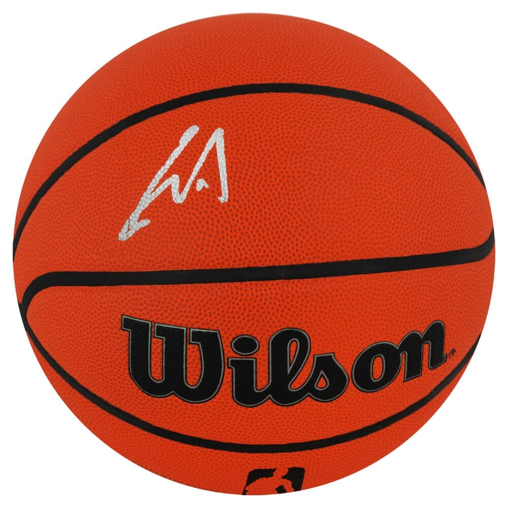 Yao Ming Signed Wilson NBA Basketball Houston Rockets COA (1 of 1)