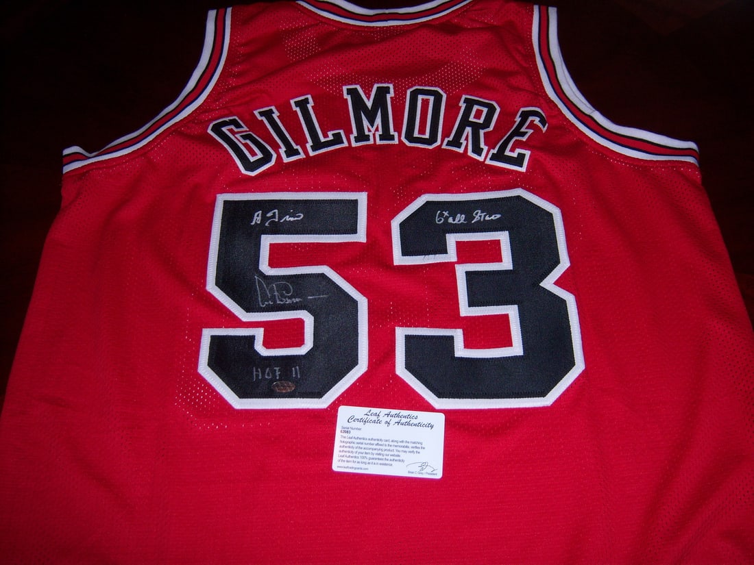 Artis Gilmore Chicago Bulls Signed Jersey HOF 2011 A-Train 6x All-Star: Artis Gilmore Chicago Bulls Signed Jersey HOF 2011 A-Train 6x All-Star This is an original, pre-owned Chicago Bulls jersey signed by Artis Gilmore, a Hall of Fame inductee from 2011. Known as the 'A-T
