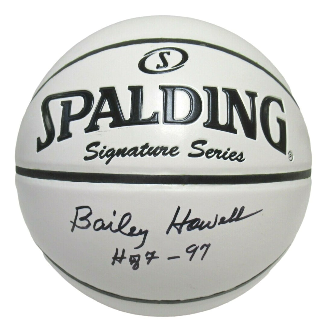 Boston Celtics Basketball Signed by Bailey Howell with HOF 97 Inscription PSA Authenticated (1 of 4)