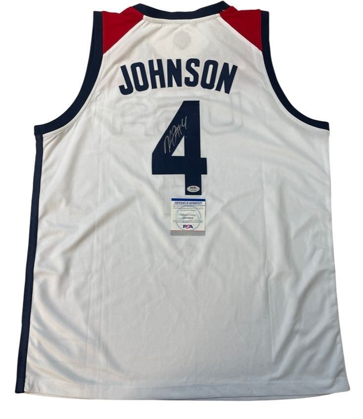 Keldon Johnson Autographed Team USA Jersey PSA/DNA Certified (1 of 2)