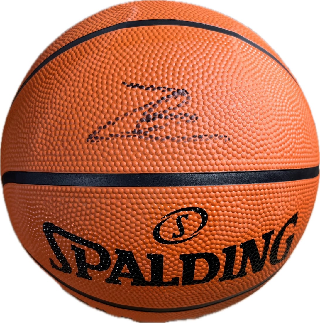 Spalding basketball signed by Baba Miller PSA DNA authenticated (1 of 2)