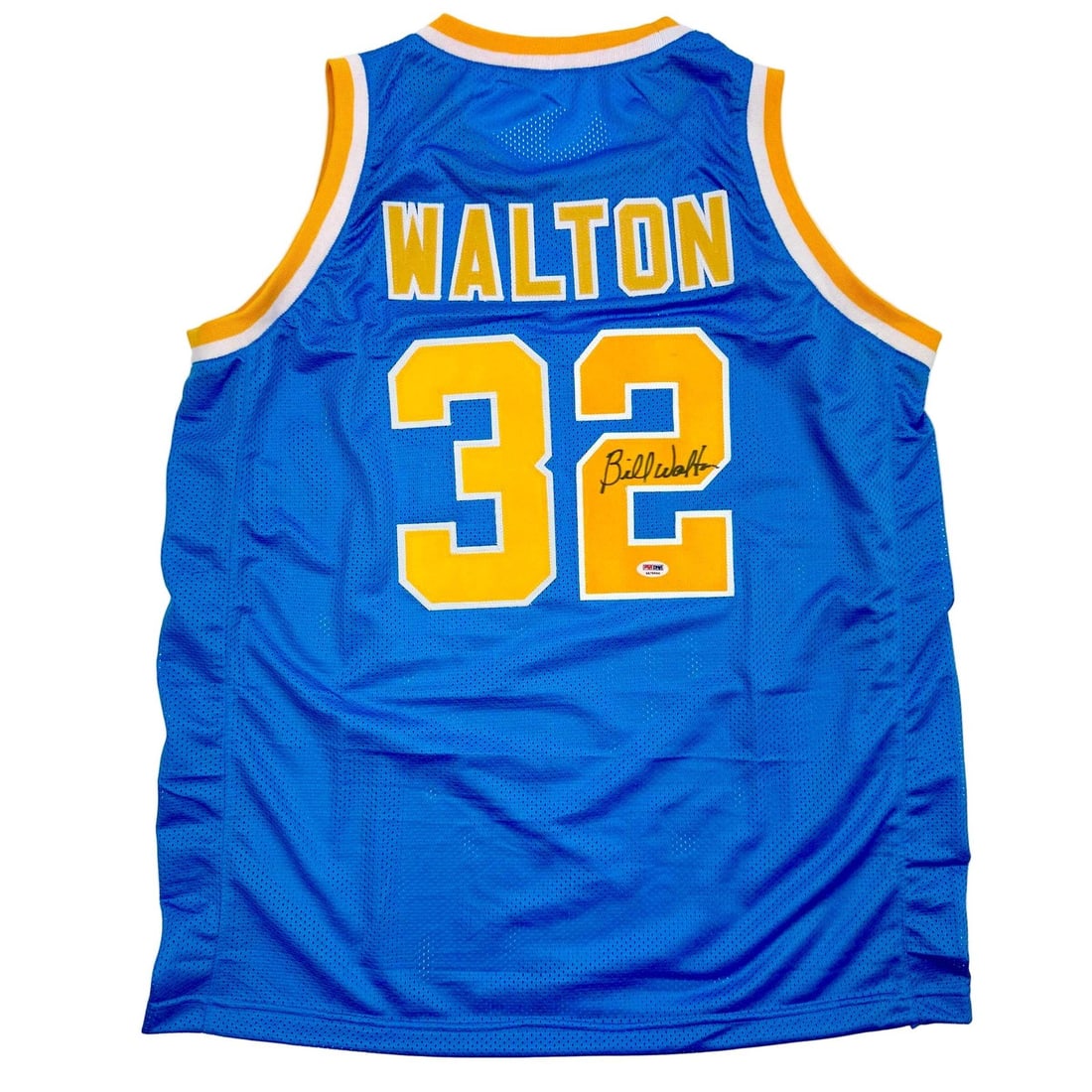Bill Walton Autographed UCLA Blue Basketball Jersey with JSA COA (1 of 4)