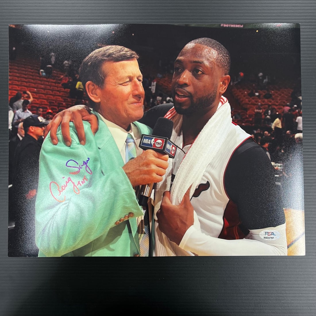 Craig Sager Autographed 11x14 Photo PSA/DNA NBA on TNT (1 of 3)
