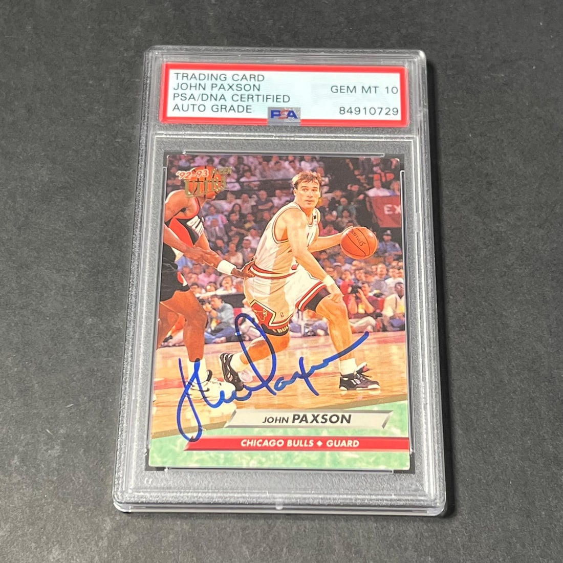 1992-93 Fleer Ultra #29 John Paxson Signed Card PSA Authenticated Bulls (1 of 2)
