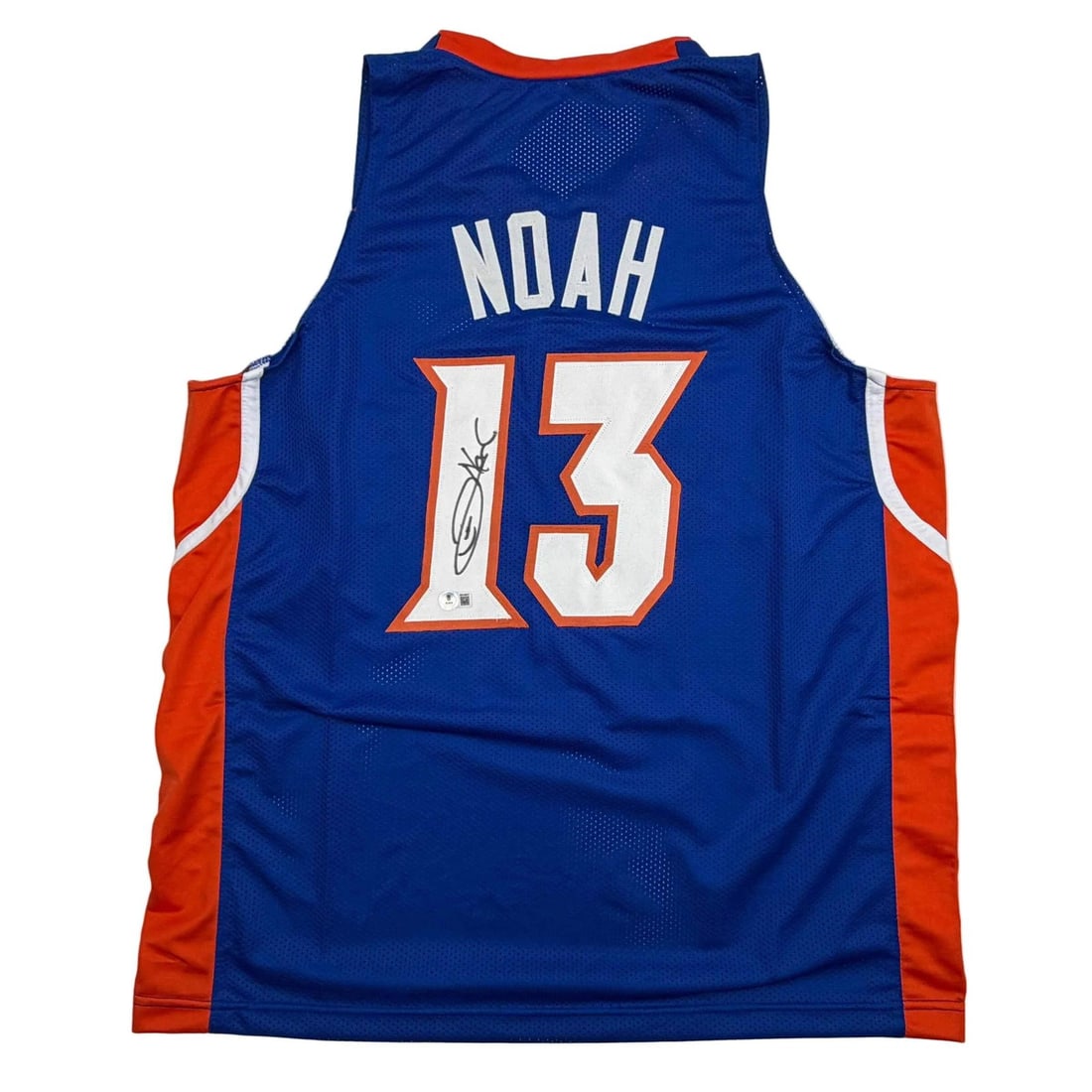 Joakim Noah Autographed Florida Gators Blue College Jersey Beckett COA (1 of 4)