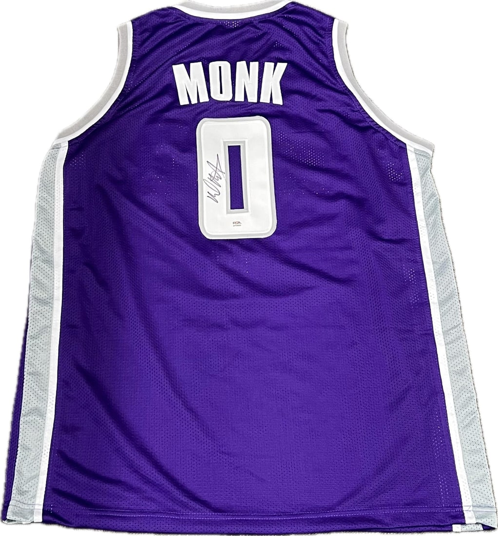 MALIK MONK Autographed Stitched Jersey PSA/DNA Sacramento Kings: MALIK MONK Autographed Stitched Jersey PSA/DNA Sacramento Kings This is a stitched jersey autographed by Malik Monk, a prominent player for the Sacramento Kings. The authenticity of the signature has 