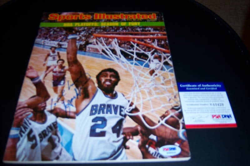 Signed Sports Illustrated Magazine Featuring Gar Heard and Braves PSA DNA Authenticated (1 of 1)