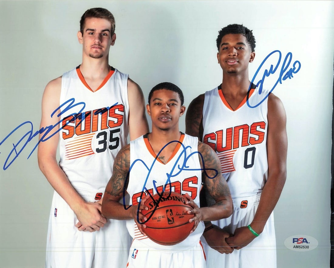 Autographed 8x10 Basketball Photo PSA/DNA Tyler Ulis Bender Chriss Phoenix Suns (1 of 1)