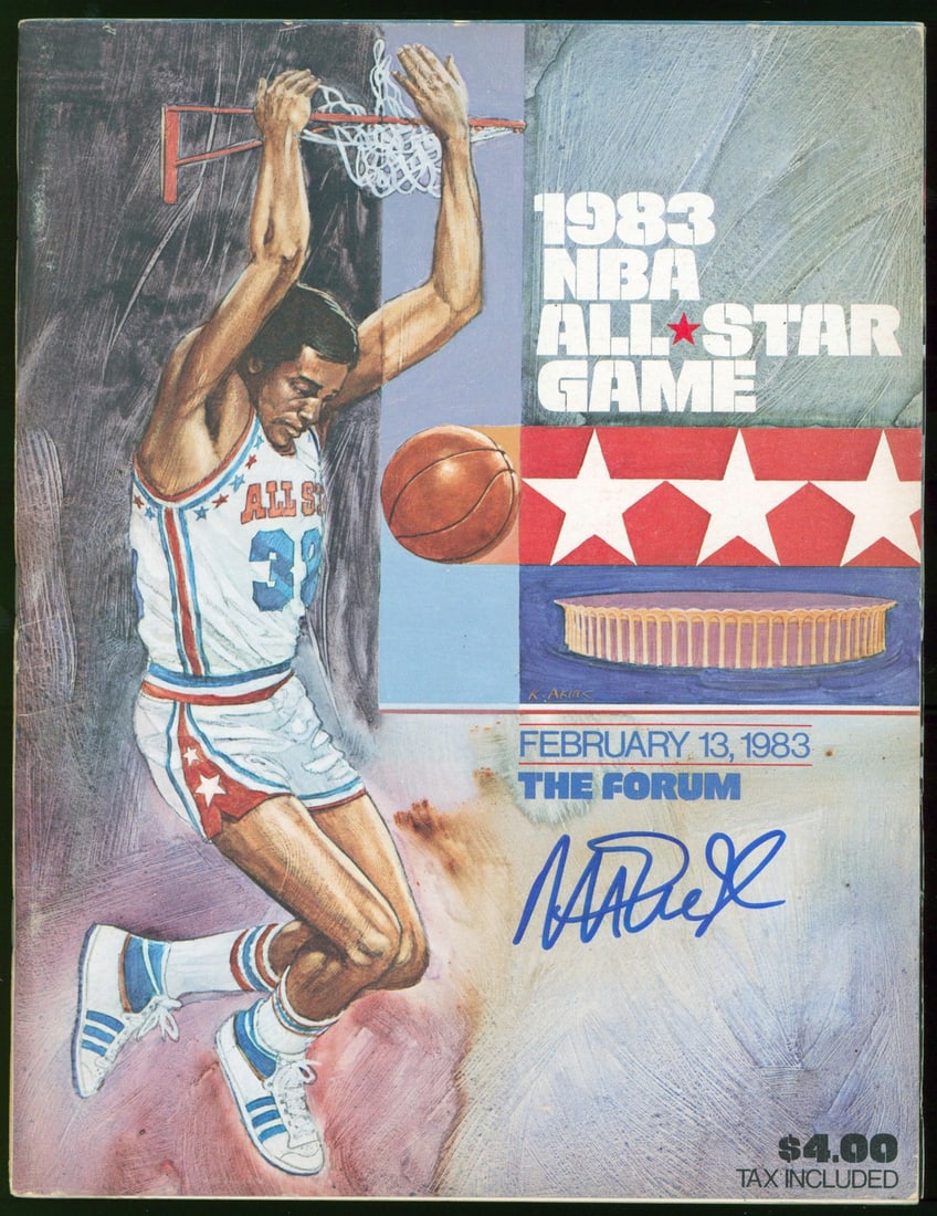 Magic Johnson Signed 1983 NBA All-Star Program Los Angeles Lakers BAS Authenticated: Magic Johnson Signed 1983 NBA All-Star Program Los Angeles Lakers BAS Authenticated This original 1983 NBA All-Star Game Program has been personally signed by Magic Johnson of the Los Angeles Lakers. 