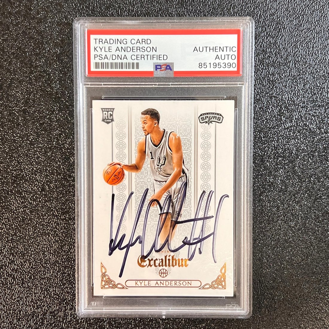 2014 Panini Excalibur Kyle Anderson Signed RC PSA/DNA Authenticated (1 of 2)