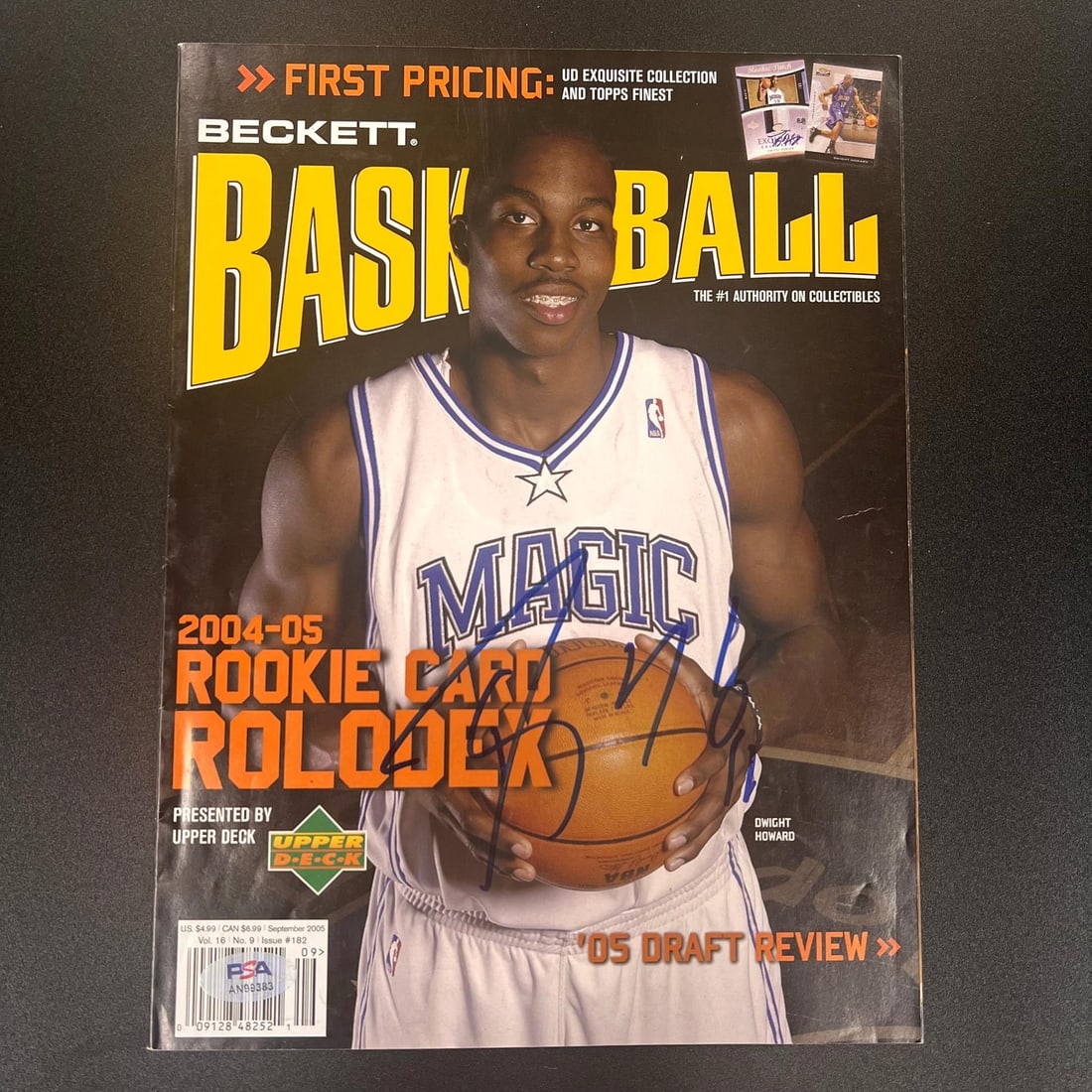 Dwight Howard Autographed Beckett Magazine PSA/DNA Orlando Magic (1 of 3)