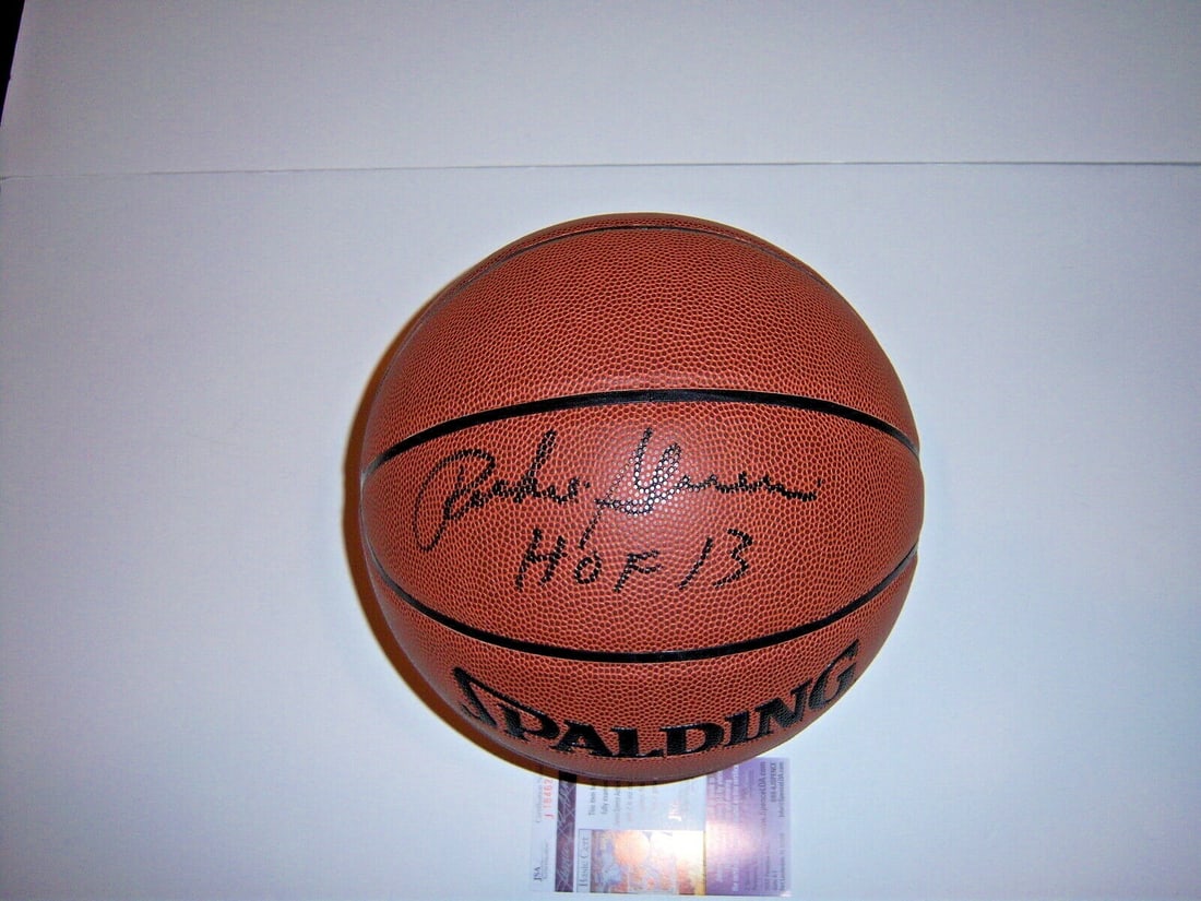 Signed Spalding NBA Basketball Richie Guerin HOF JSA COA (1 of 1)