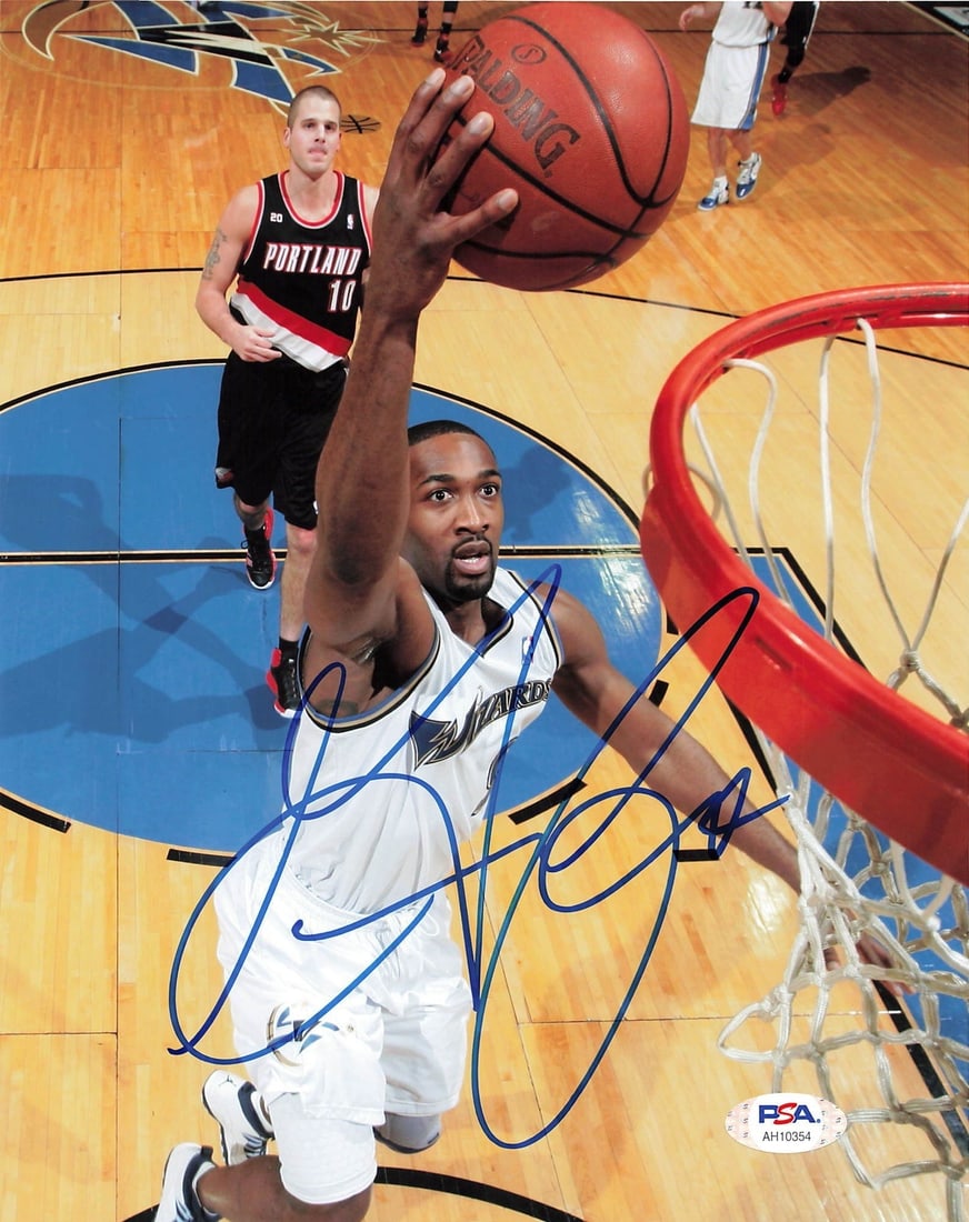 Gilbert Arenas Autographed 8x10 Photo PSA/DNA Washington Wizards (1 of 1)