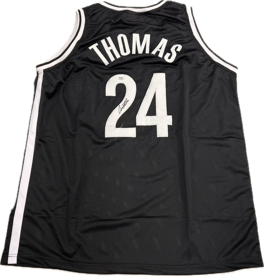 Cam Thomas Brooklyn Nets autographed PSA DNA basketball jersey (1 of 2)