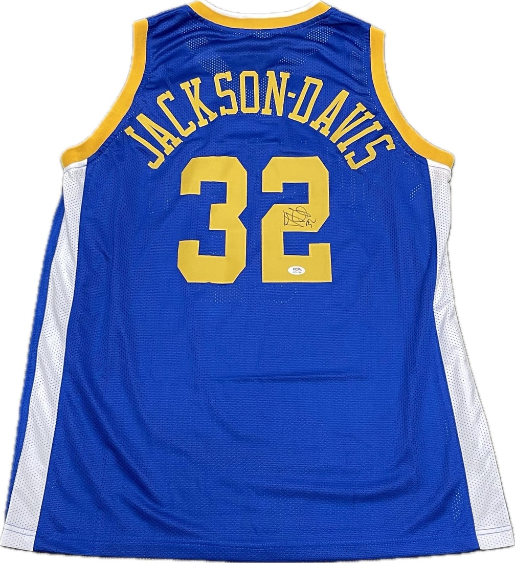 Trayce Jackson-Davis Autographed Jersey PSA/DNA Golden State Warriors (1 of 2)