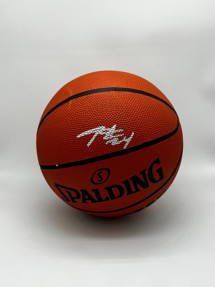 PSA DNA Signed Spalding Basketball Jordan Hawkins Pelicans (1 of 3)