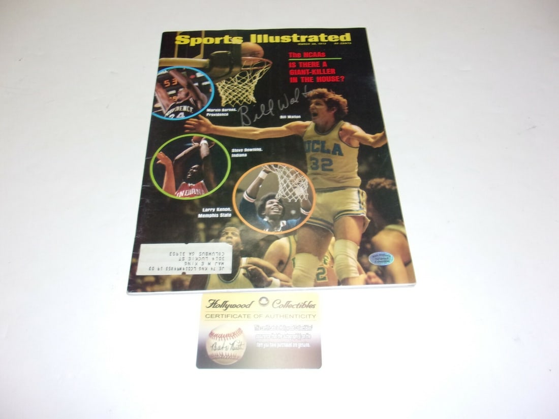 Signed Sports Illustrated Magazine Bill Walton UCLA With Rich Altman COA (1 of 1)