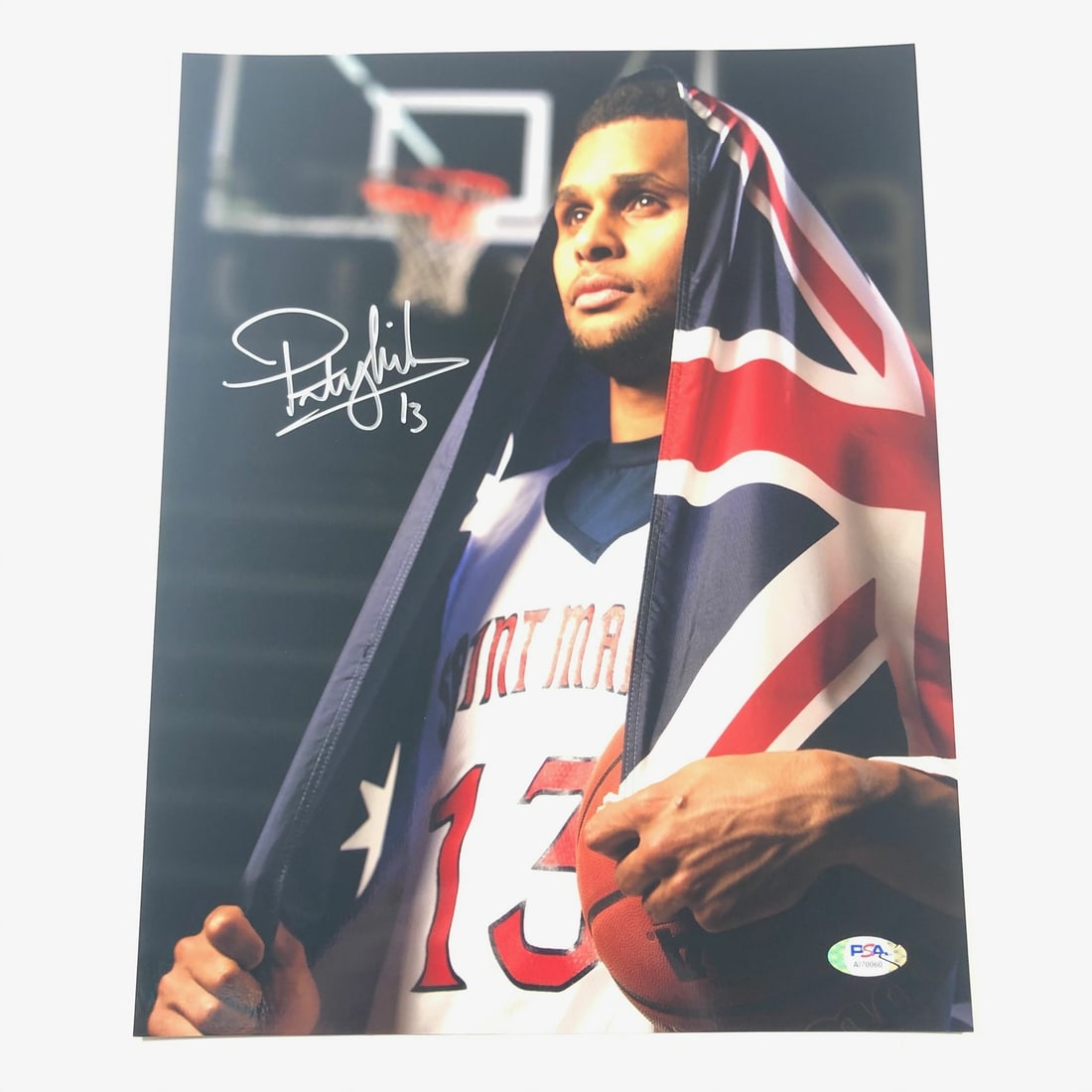 Patty Mills Autographed 11x14 Photo PSA/DNA San Antonio Spurs (1 of 3)