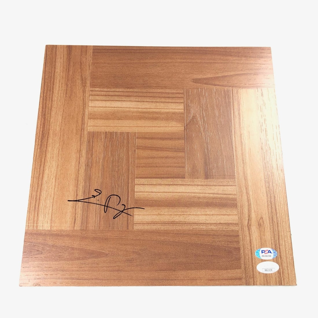 Detroit Pistons Saddiq Bey autographed floorboard JSA authenticated (1 of 3)