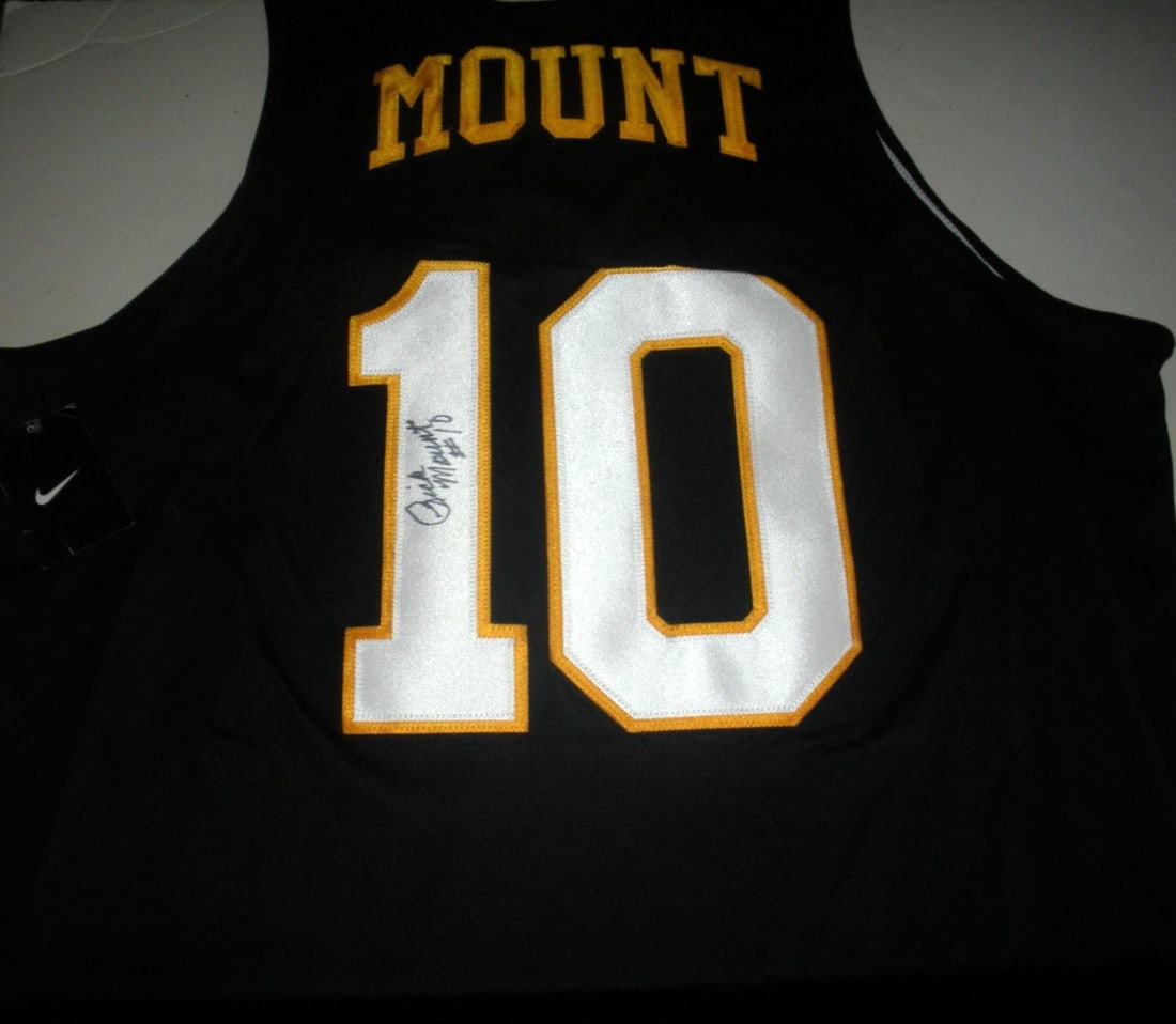 Signed Purdue Nike Jersey Rick Mount With COA Officially Licensed (1 of 2)