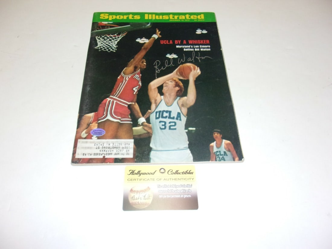 Signed Sports Illustrated Magazine Bill Walton UCLA With Rich Altman COA (1 of 1)
