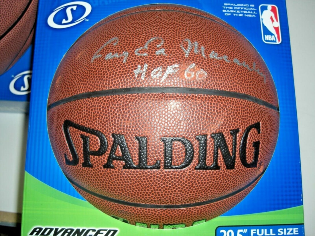 Ed Macauley autographed NBA ball JSA COA Celtics Hawks HOF (1 of 1)