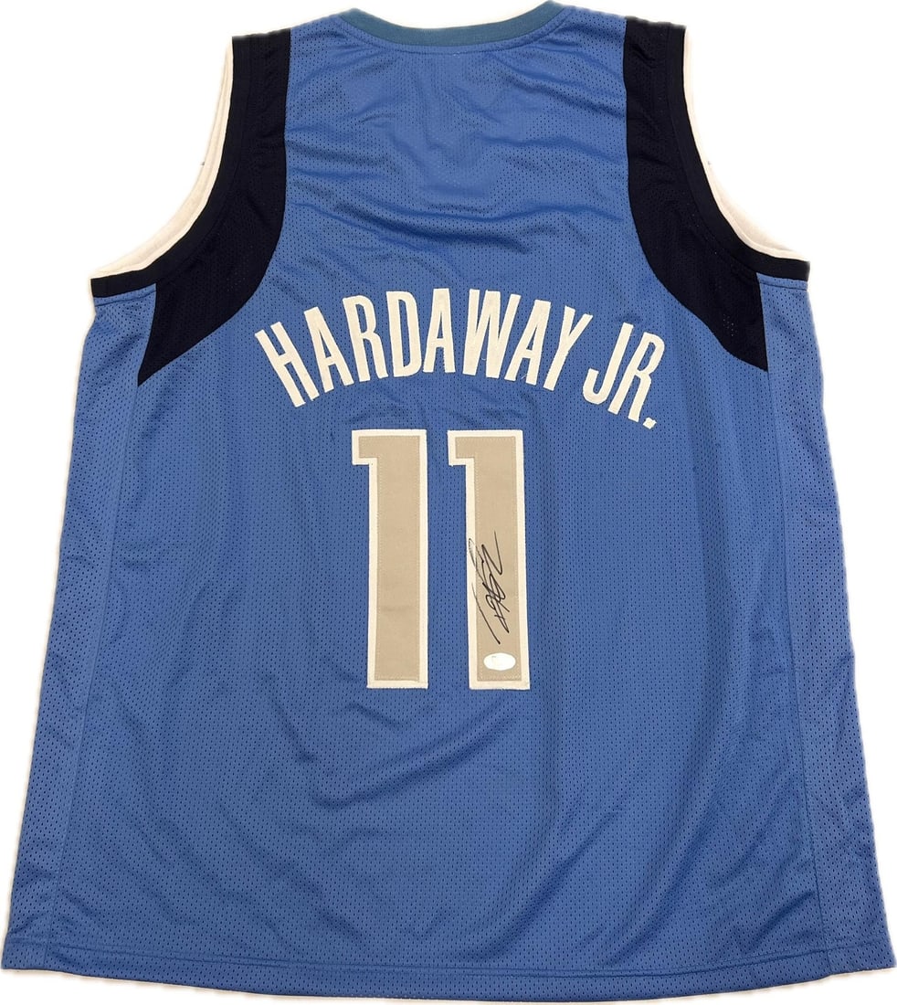 PSA DNA authenticated Tim Hardaway Jr Mavericks signed basketball jersey (1 of 2)