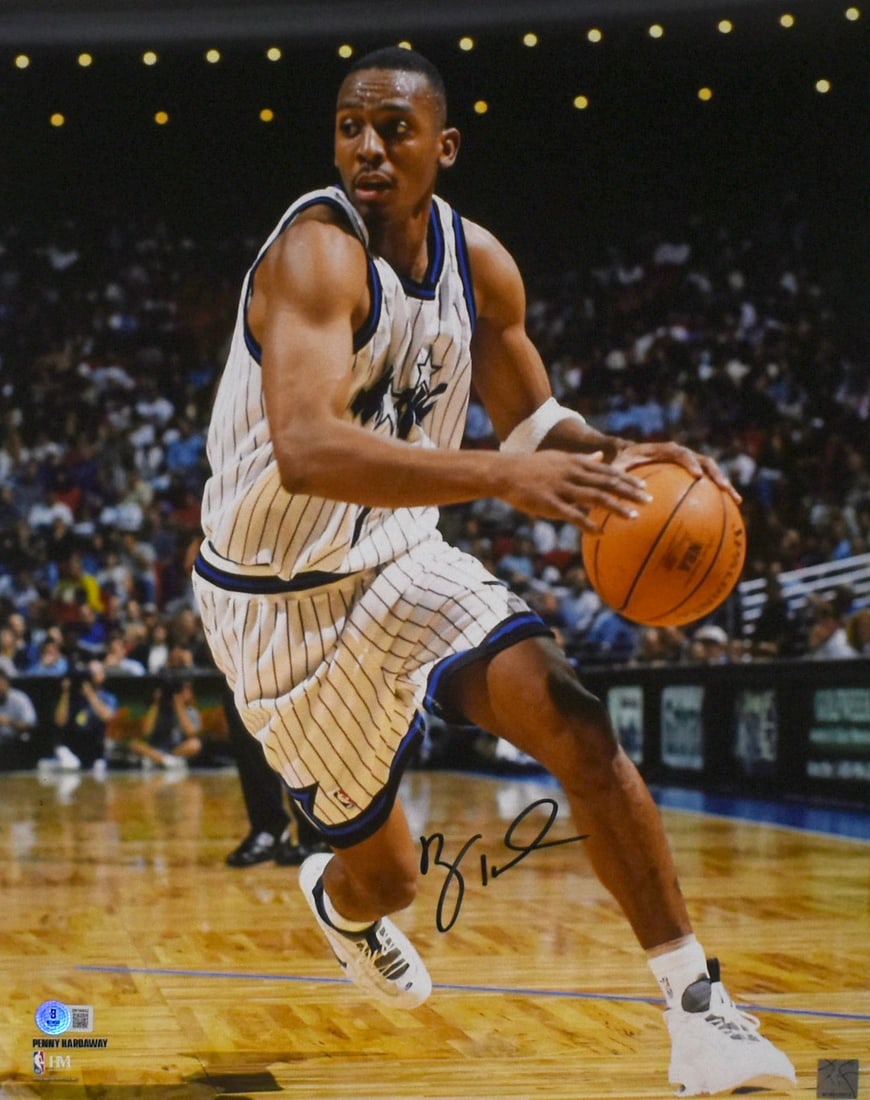 Orlando Magic 16x20 Photo Signed by Penny Hardaway Beckett Authenticated (1 of 2)